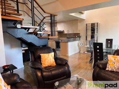 Fully Furnished 2BR Loft Type Unit for Lease in One Rockwell