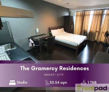 Fully Furnished Studio Condo Unit in The Gramercy Residences