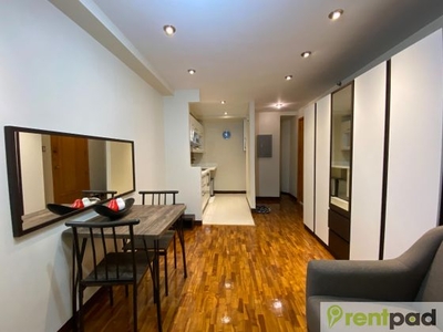 Makati Studio for Rent Furnished with Upgraded Modern Kitchen