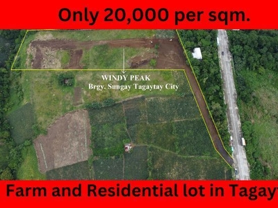 Lot For Sale In Sungay North-west, Tagaytay
