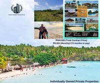 Beachlot for sale at Camotes Island at Santiago Bay