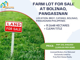 Lot For Sale In Catungi, Bolinao