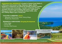 OVERLOOKING RESIDENTIAL LOT WITH BEACH RESORT & A GOLF COURSE
