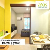 Studio unit with view of BGC FOR SALE in Axis Residence