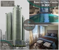 Rent to Own 2BR Condo Unit in BGC