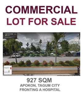 Commercial Lot for Sale fronting a Hospital