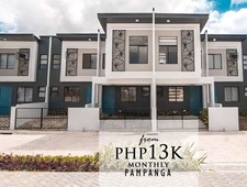 House and Lot Along Main Road in Pampanga from P13k Monthly