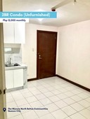 2BR Unfurnished Condo Unit for Rent at Quezon City