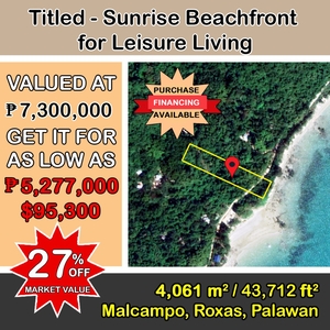 Plot of land Roxas For Sale Philippines