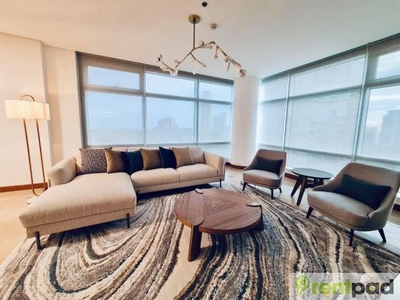 Spacious 3BR Condo for Rent in Two Roxas Triangle in Makati