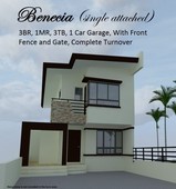 New BENECIA Model 2 Storey Single Attached House and Lot For SALE in Las Pinas City