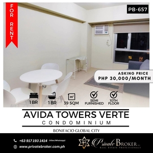1 Bedroom for Lease in Avida Towers Verte on Carousell