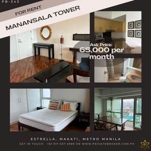 1 Bedroom For Rent at Manansala Tower
