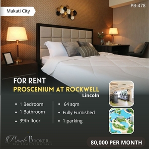 1 Bedroom Lincoln Proscenium For Lease in Rockwell on Carousell