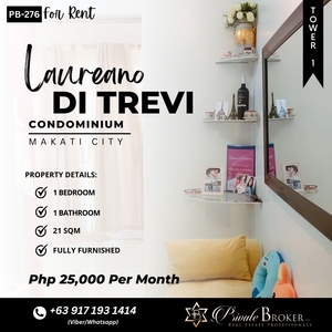 1 BR Unit For Rent Laureano De Trevi Towers by Vista Residences on Carousell