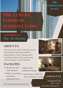 10k MONTHLY SHAW ORTIGAS MANDALUYONG CONDO RENT TO OWN NO DOWNPAYMENT PRESELLING on Carousell