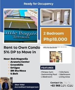 18k Mo. 2BR Condo Rent to Own in Manila San Juan Sta Mesa Cubao Mandaluyong 5% DP to Move in on Carousell