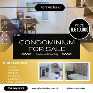 2 Bedroom Loft Type Unit For Sale at Fort Victoria BGC on Carousell