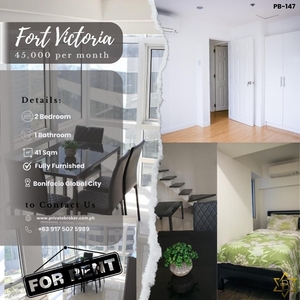 2 Bedroom Unit For Lease @Fort Victoria BGC on Carousell