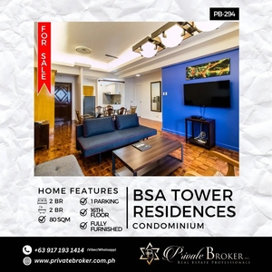 2BR Unit For Sale at BSA Tower Residences on Carousell