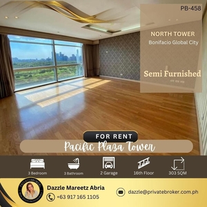 3br Unit for Rent at Pacific Plaza Towers Bonifacio Global City on Carousell