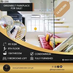 3BR Unit For Sale at Greenbelt Parkplace on Carousell