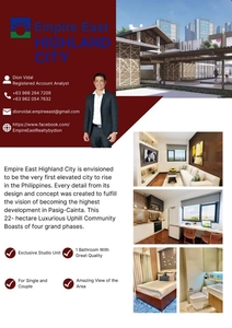 6K MO. CONDO NEAR ORTIGAS STA LUCIA NO DOWNPAYMENT RENT TO OWN EMPIRE EAST HIGHLAND CITY on Carousell