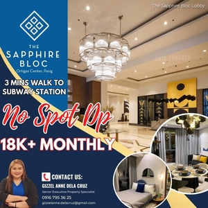 Affordable 1 Bedroom Ready for Occupancy Condo for sale in Pasig at The Sapphire Bloc Near Ateneo Medical School and La Salle Greenhills on Carousell