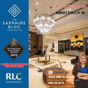 Affordable Pre-Selling Studio condo for sale in Ortigas Pasig at The Sapphire Bloc East Tower near ADB