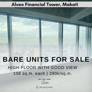 Alveo Financial Tower Bare Unit For Sale on Carousell