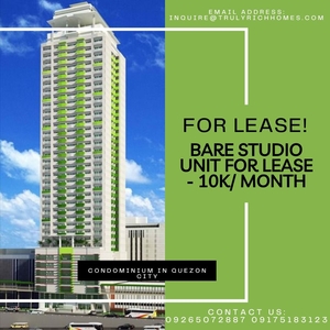 Bare Studio unit For Lease - 10K/Month on Carousell
