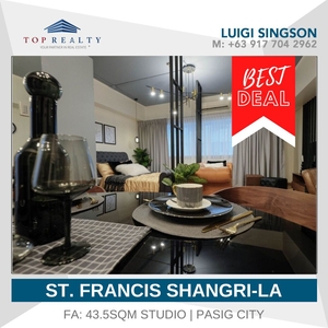 BEAUTIFUL STUDIO UNIT FOR SALE IN ST. FRANCIS SHANGRI-LA PLACE MANDALUYONG CITY on Carousell