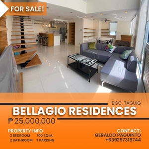 Bellagio Residences 2 Bedroom Condo For Sale - BGC Condo - Taguig - Bonifacio Global City on Carousell