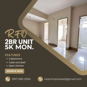 BIG 2BR LIPAT AGAD 5K MONTHLY RENT TO OWN CONDO IN SAN JUAN on Carousell