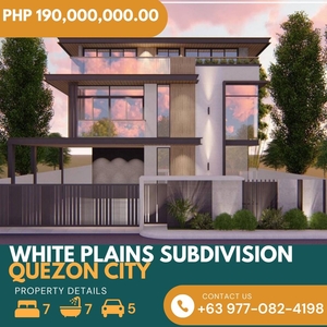 BRAND NEW 7 Bedroom House and Lot for Sale in White Plains Quezon City on Carousell