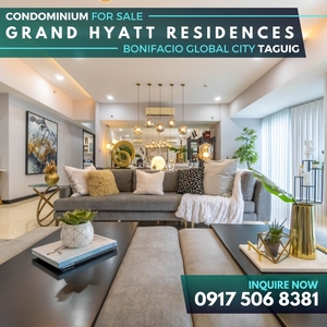 Brand New Condominium Unit FOR SALE in Grand Hyatt Residences BGC on Carousell