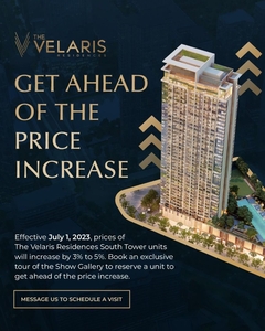 Buy BEFORE price HIKE! Brand New 1 Bedroom Condo for Sale in Pasig City at The Velaris Residences on Carousell