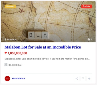Commercial Lot for Sale in Malabon on Carousell