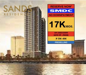 Condo for Sale in Roxas Boulevard ; Manila City at Sand Residences near in Pasay City ;Mall of Asia