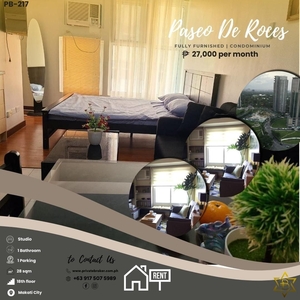 Condo Unit (studio type) with or without Parking for RENT (FULLY FURNISHED) on Carousell