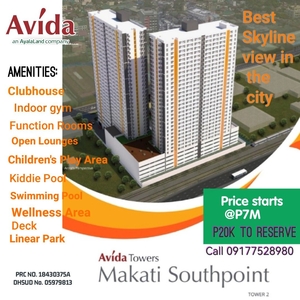 Condominium For Sale Makati Avida Towers SOUTHPOINT Commercial Business District Makati on Carousell
