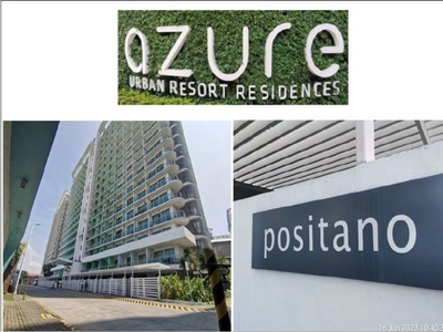 Facing amenities 1 Bedroom Condo unit Foreclosed Property For Sale in Azure Urban Resort Residences-Positano Building on Carousell