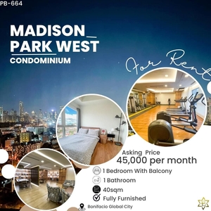 For Lease 1 Bedroom with Balcony in Madison Park West on Carousell