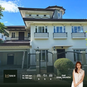 FOR LEASE: 5BR 3 Storey House & Lot in Portofino Heights Alabang