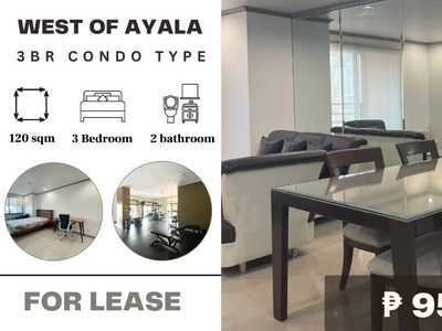 FOR LEASE NEWLY RENOVATED 3BR CONDO TYPE WEST OF AYALA CONDOMINIUM on Carousell