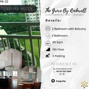 For Lease Stunning 2 Bedroom in The Grove by Rockwell on Carousell