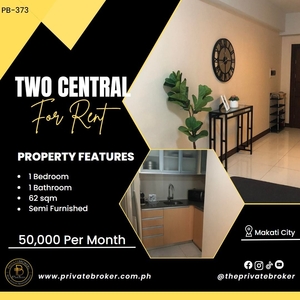 For Rent 1BR Unit with Balcony at Two Central on Carousell