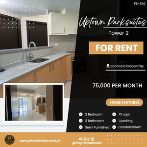 For Rent 2BR Unit at Uptown Parksuites on Carousell