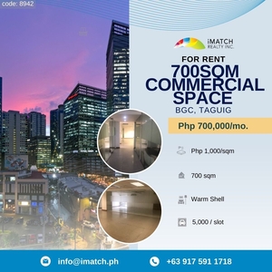 For Rent: Commercial space at W Tower Residences