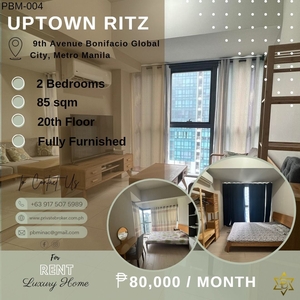 For Rent luxurious Home 2 Bedroom Fully Furnished in Uptown Ritz on Carousell